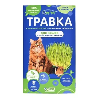 FOUR WITH A TAIL® GRASS FOR CATS AND OTHER PETS: description, application, buy at manufacturer's price